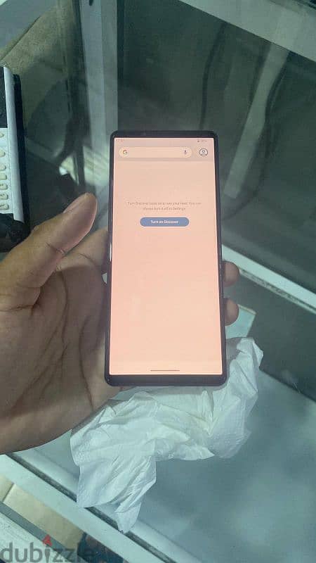 Sony Xperia 1 mark 3 with cover with screen protector only 1