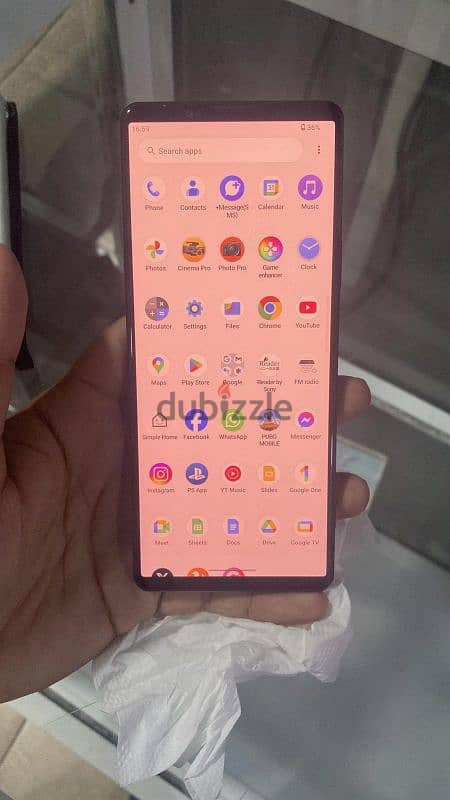 Sony Xperia 1 mark 3 with cover with screen protector only 2