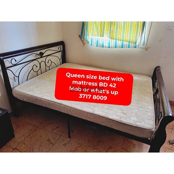 varity of bed with mattress and other household items for sale 9