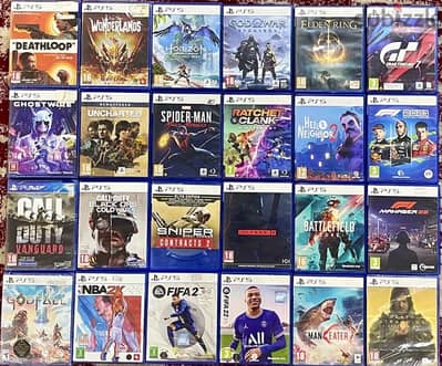 PS3 / PS4 /  PS5 / XBox Games  العاب مستخدمة وجديدة