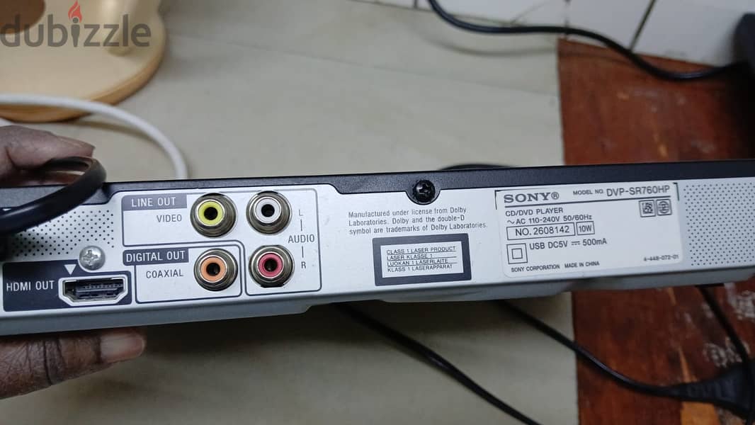 Sony DVD player 5bd 1