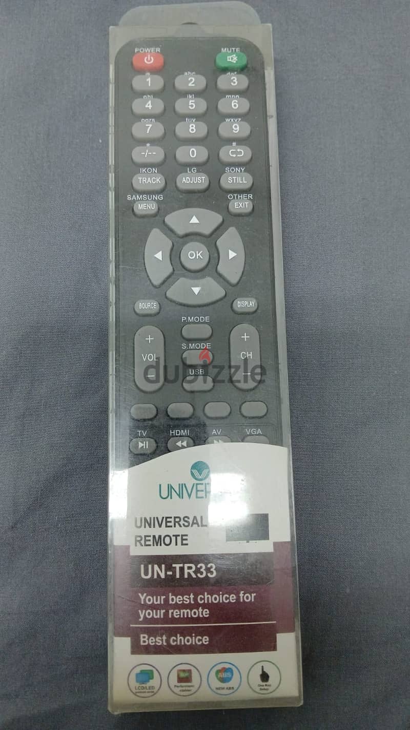 Universal remote control brand new. 4bd 1