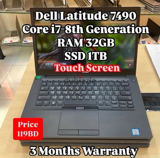 Dell Latitude 7490 Core i7-8th Generation 0