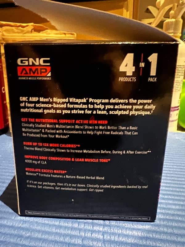 GNC AMP mens ripped multivitamin tablets 1