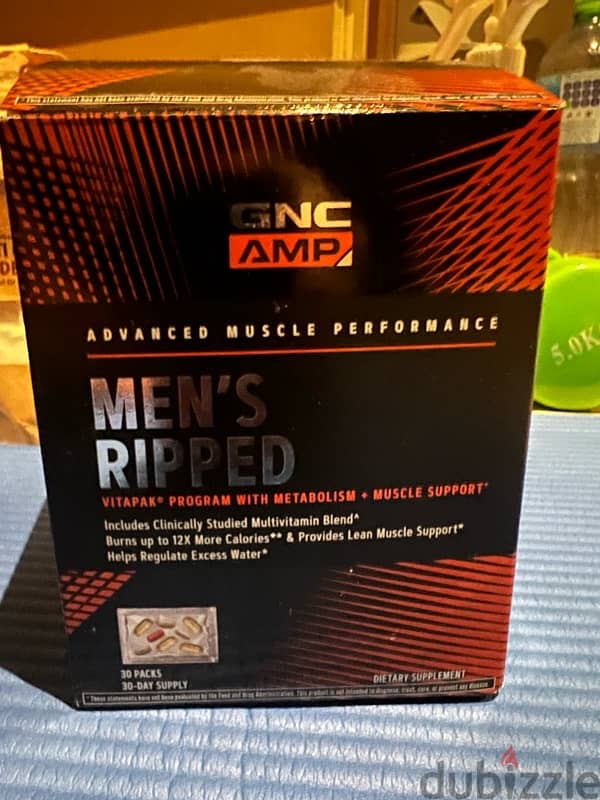 GNC AMP mens ripped multivitamin tablets 2