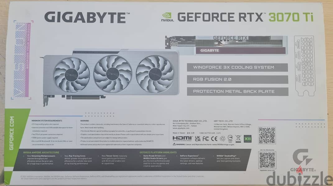 RTX 3070TI used 7