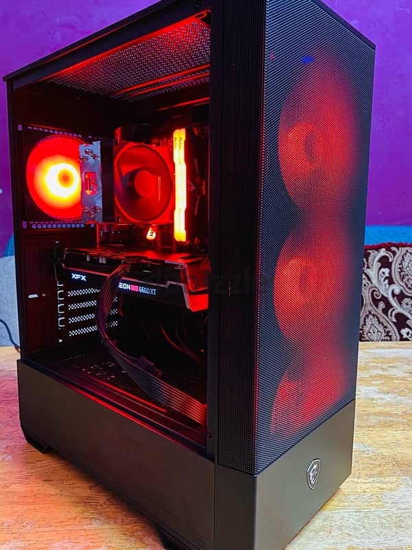 GAMING PC Ryzen 5500 Rx6600xt B550 16GB Ram 0