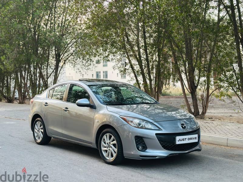 MAZDA 3 2013 MODEL FULL OPTION WITH SUNROOF & STYLISH ALLOY-WHEELS 0