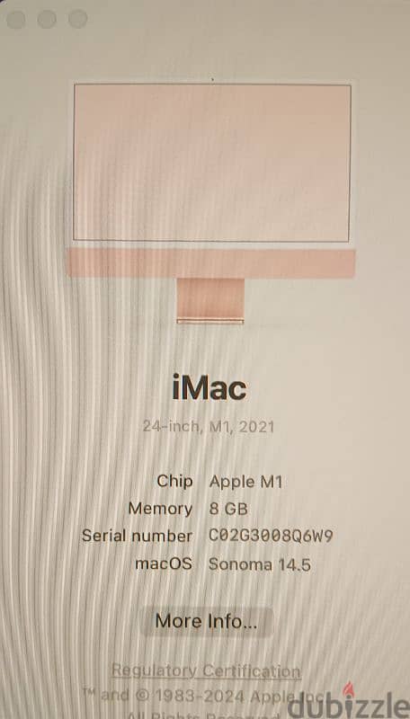 Apple  i-Mac 24" 2