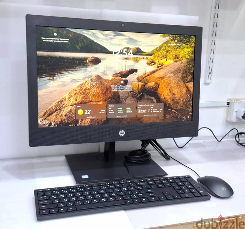 HP 9th Generation All in One PC Core i5 16GB RAM 256GB SSD 20" Display 1