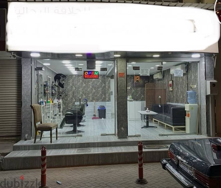 barber men’s salon for sale in behind exhibition road prime location . 0