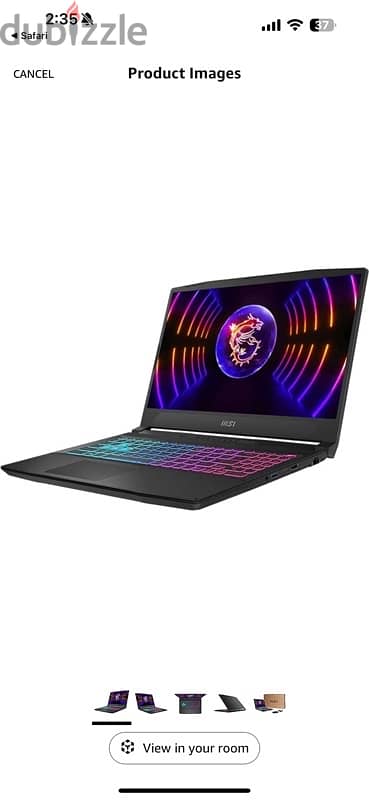 MSI Katana 15 Gaming Laptop - Powerful i7, RTX 4050, Like New! 0