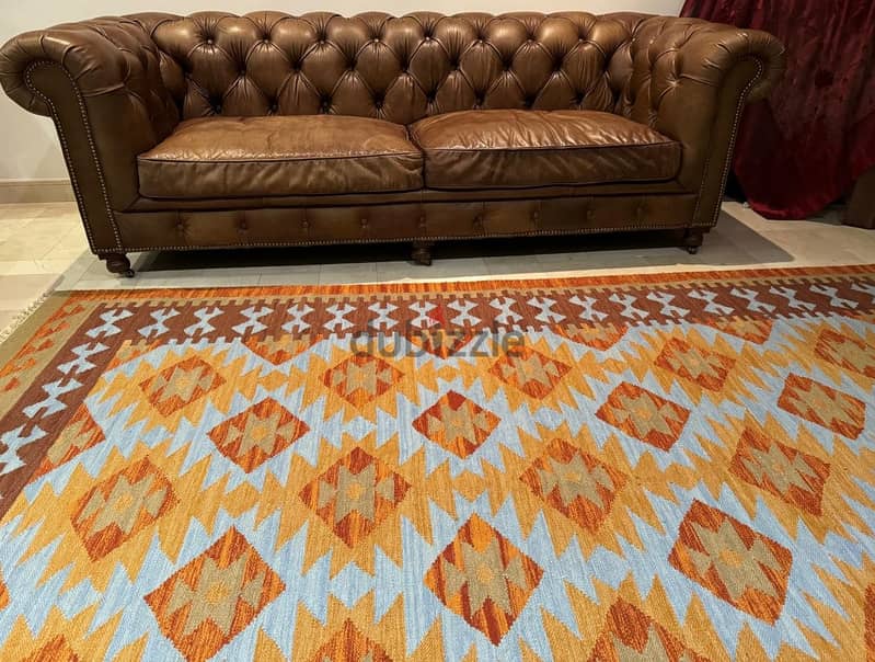 Handwoven Kilim Rug – High-Quality, Double-Sided, Piece of Art 6