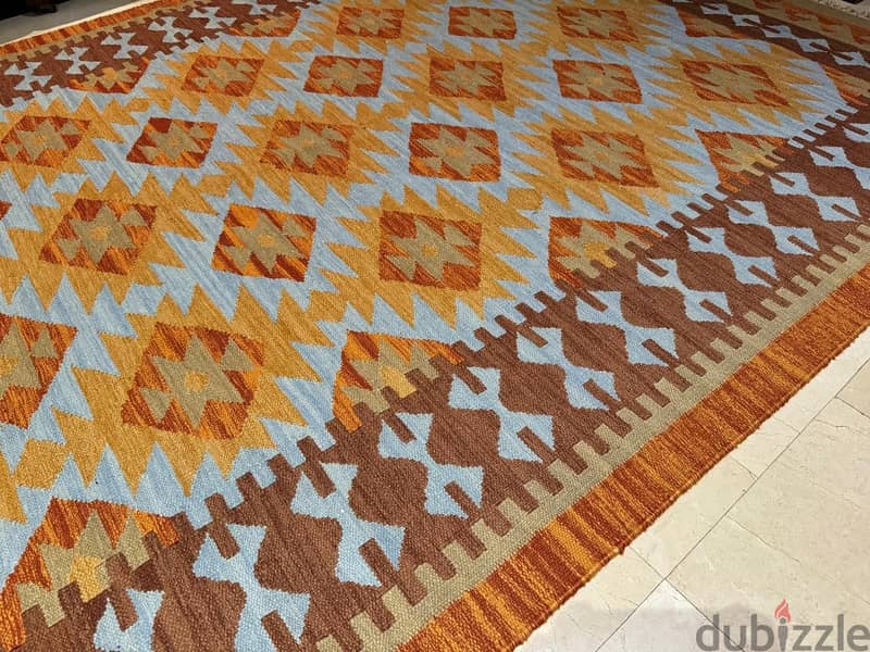 Handwoven Kilim Rug – High-Quality, Double-Sided, Piece of Art 7