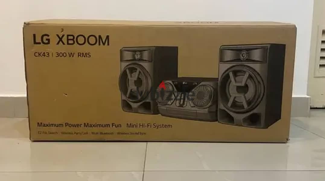 LG x boom sound system 3