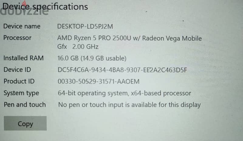 Hp probook 645 645 G4 RYZEN 5 8th GEN with dedicated graphics 2