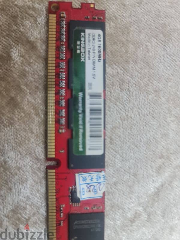 4GB DDR3 DESKTOP RAM 1