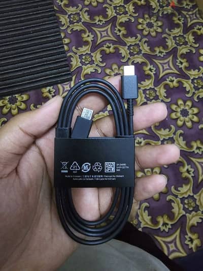 Samsung original charger from box