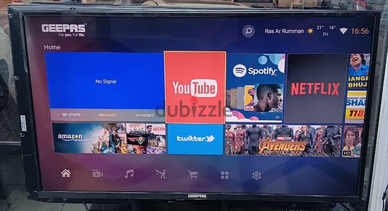 Geepas led TV smart 4k for sale 4