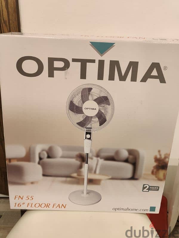 Optima 16 inch pedestal fan 1