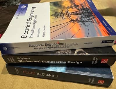 Engineering 3 Books, VG Condition, 38 BD Now (Originally 167 BD)