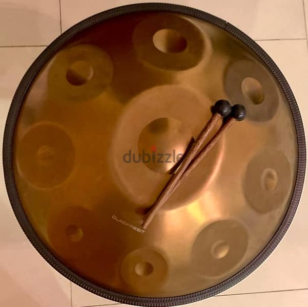 9 tones hand pan for sale طبل نحاسي 9 نوتات 1