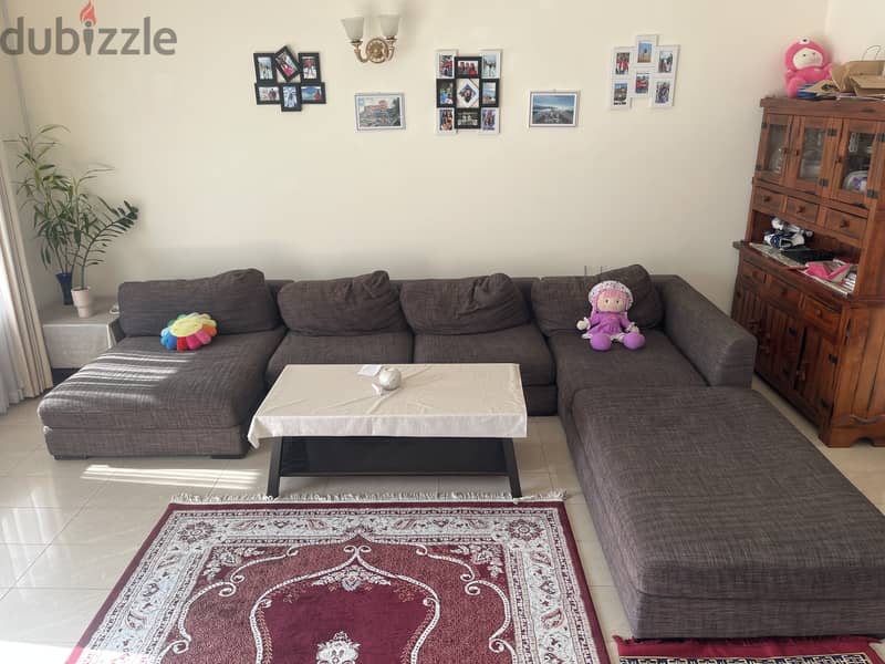 Large sofa set for urgent sale 1