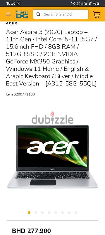 New Acer Laptop i5 box not opened 0