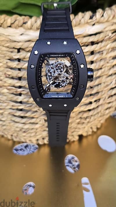 Richard mille skeleton watch men