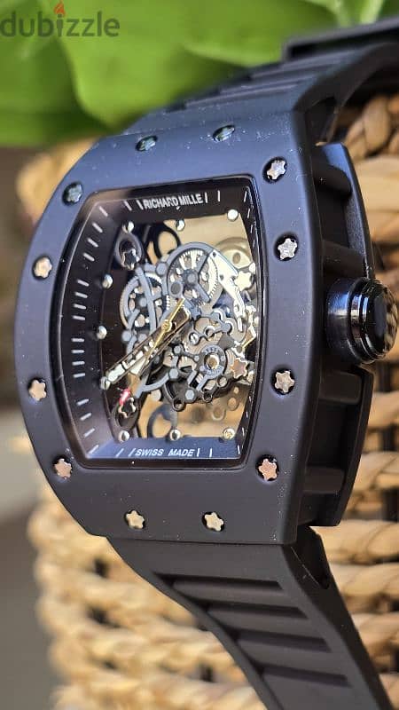 Richard mille skeleton watch men 1