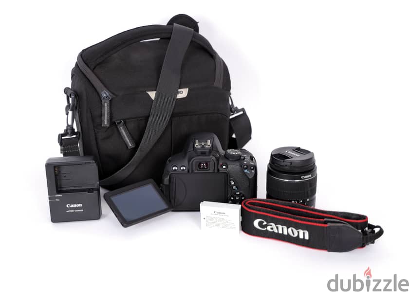 Canon Eos 700D With 18-55 lens & accessories 8