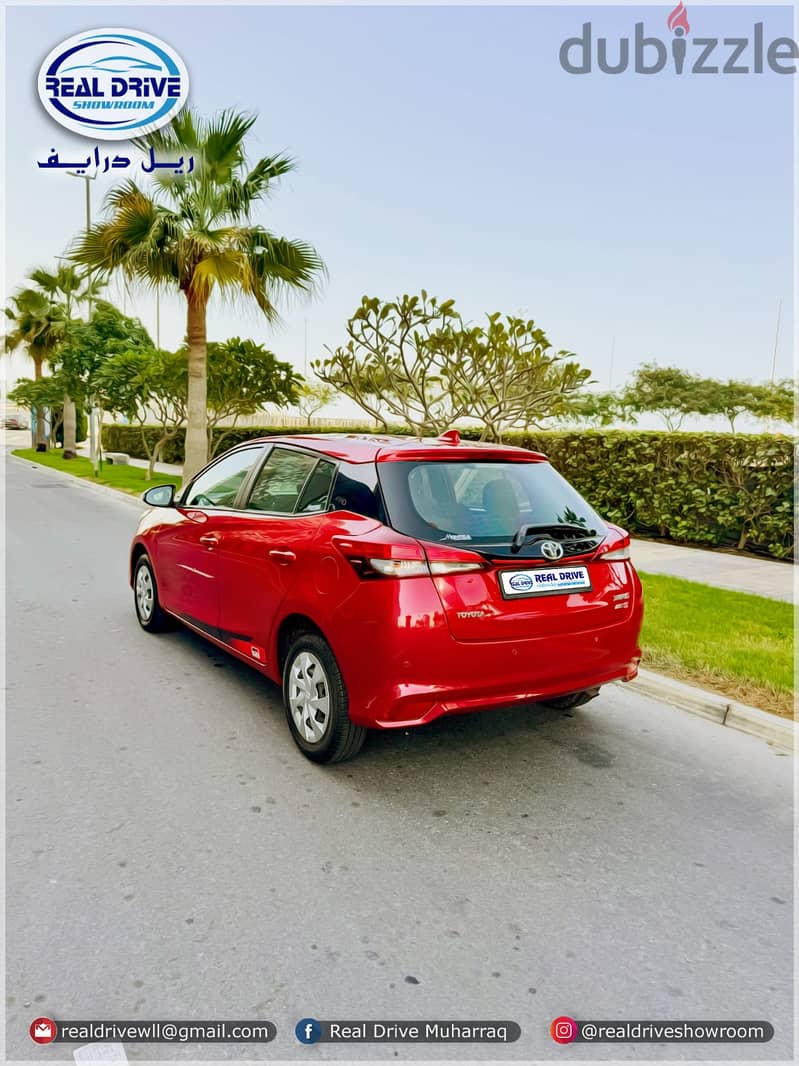 TOYOTA YARIS HATCHPBACK 1.5E  Year-2018 -1.5L -Red 77000KM FOR SALE 5