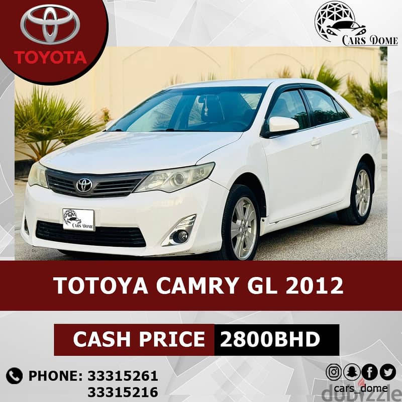 Toyota Camry 2012 GL 6