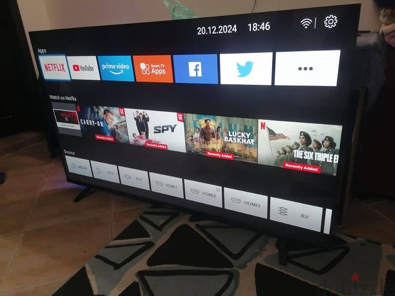 Zenet brand smart TV 65 inch 4k 3