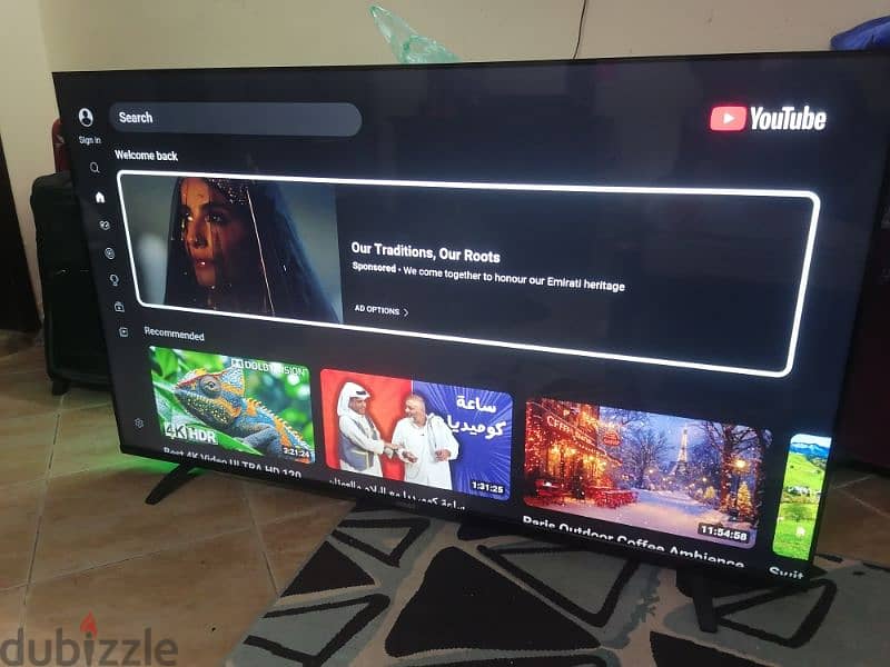 Zenet brand smart TV 65 inch 4k 6