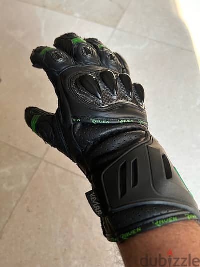 Raven Motorcycle Gloves - Brand New