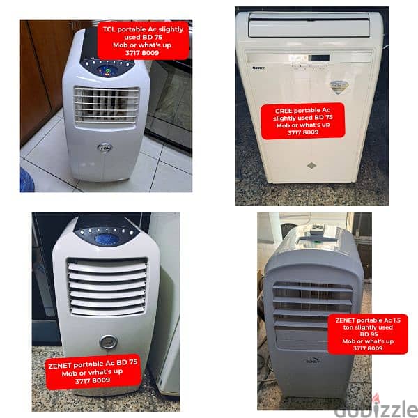 DAEVOO front load washing machine and other items for sale 8