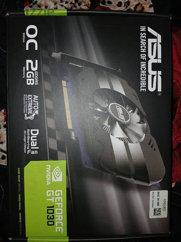 Graphics Card | Asus XFX RX570 4GB OC | Asus GT 1030 2GB DDR5 OC 1