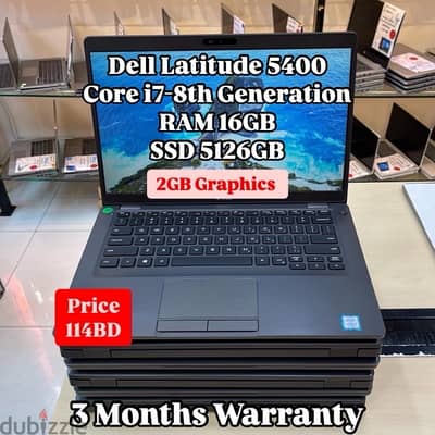 Dell Latitude 5400 Core i7-8th Generation