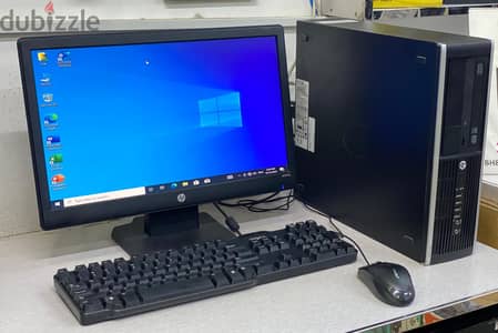 HP Core i5 3.10Ghz Computer Set 8GB RAM New 256GB SSD 19"HD Monitor