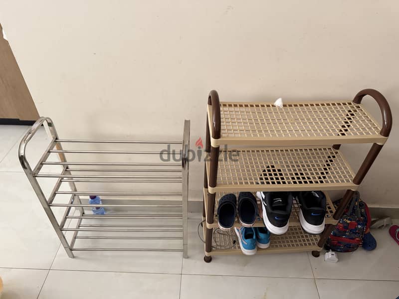 2 pieces of 4 Layers of shoe rack 0