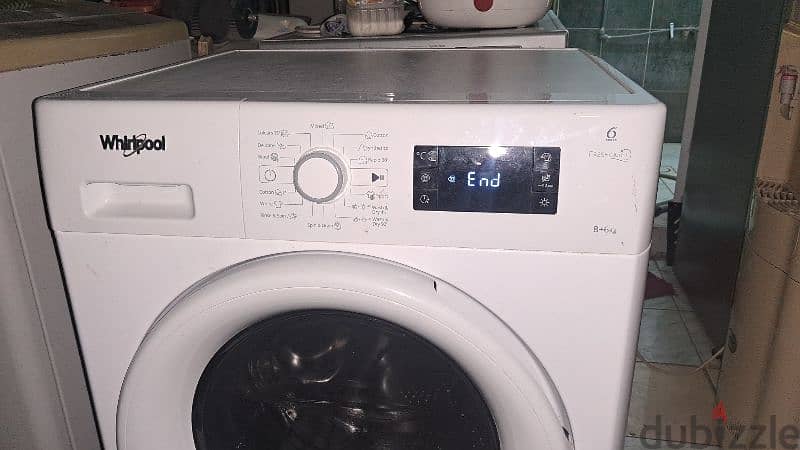 whirlpool wash+ Dryer 8/6 kg 7