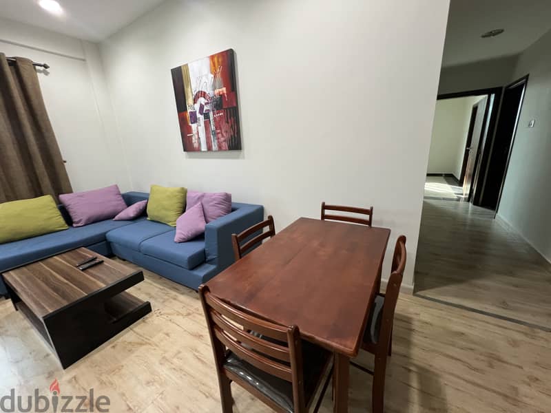 spacious furnished 2 bedroom apartment in Janabiyah 1