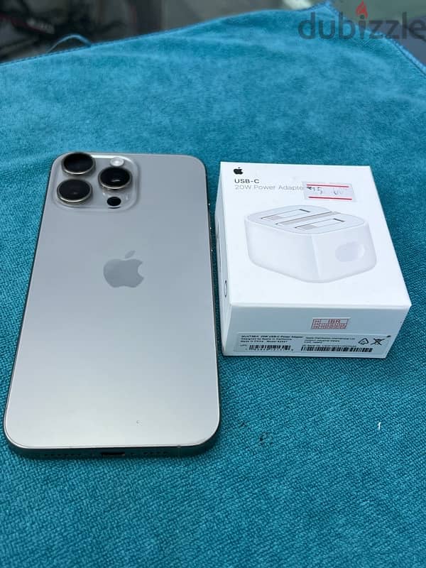 iPhone 15 Pro Max 256 GB internal memory like new mobile clean 0