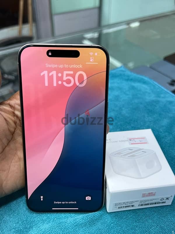 iPhone 15 Pro Max 256 GB internal memory like new mobile clean 1