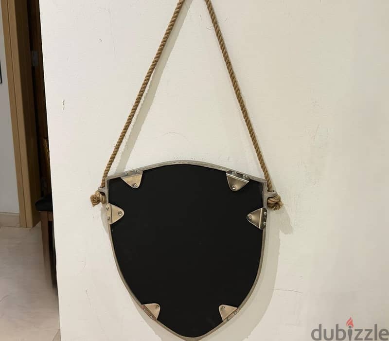 Shield Mirror -Marina Home Int, Industrial Elegance+ free GIFT 5