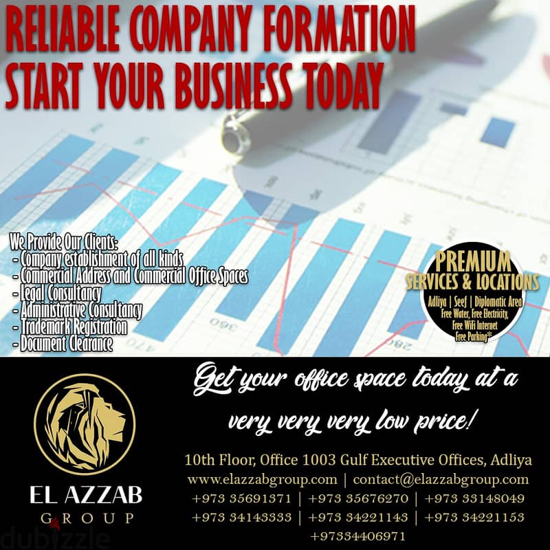 Company Formation BD 49 Kingdom of Bahrain call now! 0