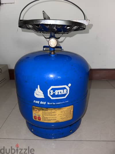 Portable Stove with 5KG Cylinder Perfect condition