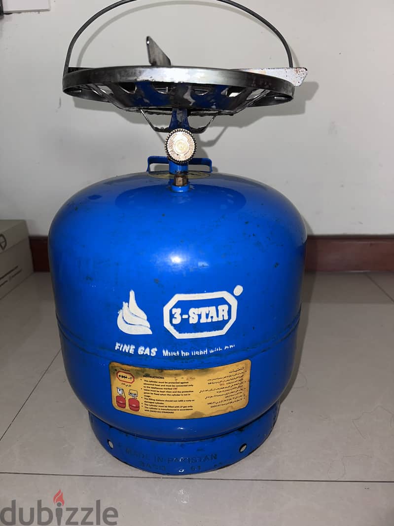 Portable Stove with 5KG Cylinder Perfect condition 0