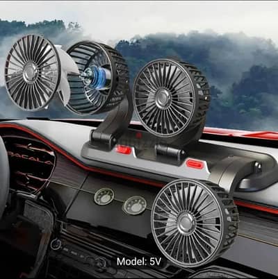 Universal Car Fan excellent Cooling 2 speed adjustable